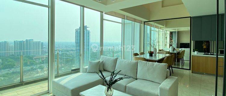 Disewakan Murah Apartement Satu8 Residence 3 BR Full Furnished Baru Renovasi