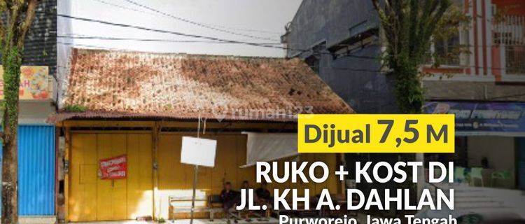 Ruko Dan Kost 28 Kamar Tidur Di Jl Kha Dahlan Purworejo 1