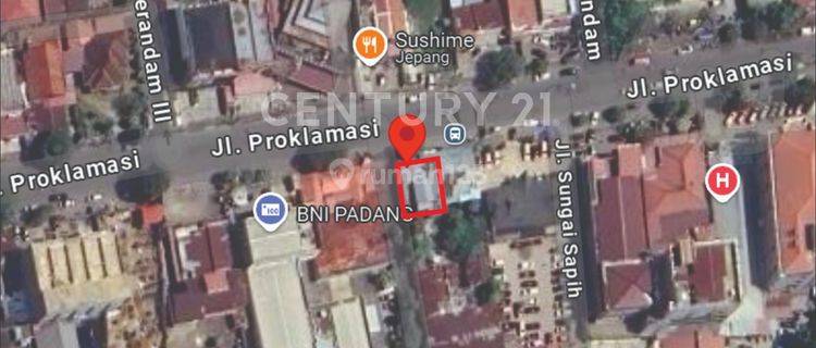 Disewakan Tanah 800 M, Di Pusat Kota Padang Sumatera Barat 1