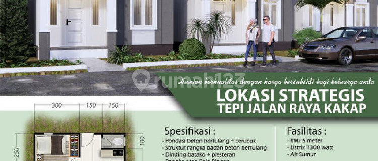 Subsidized House by Kakap Main Road Complete with Water Supply 1