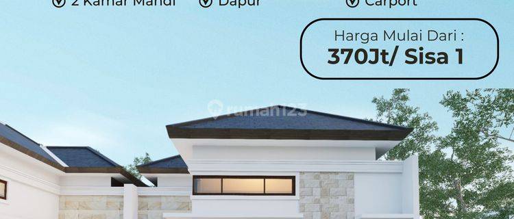 Sisa 1 Unit Rumah Limasan Minimalis Type Luas 50 100 1