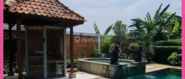 Dijual Rumah Fully Furnished Dengan Swimming Pool di Tajur Halang 1