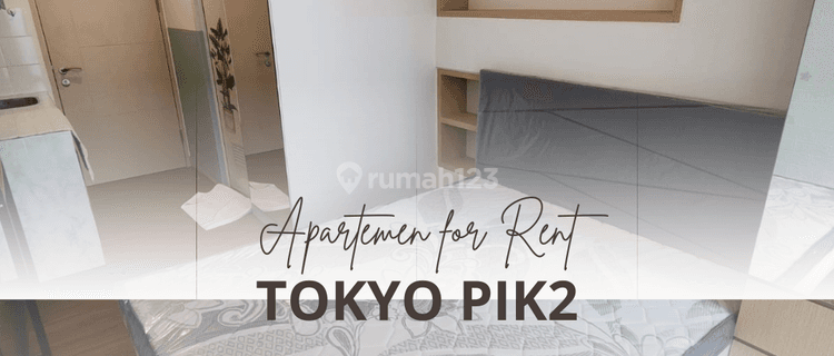 Apartement Tokyo Riverside Pik 2 1 BR Furnished Bagus Limited 1