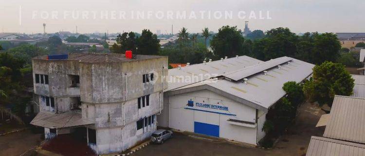 Dijual. Ex Pabrik Sabun tnh + Bangunan Mh Thamrin Asrama Damatex Cikokol Kota Tangerang 1