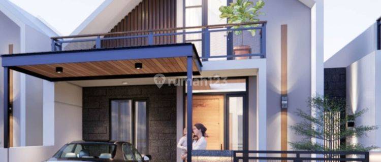Rumah Scandinavian Industrial di Sedayu dekat kampus Mercubuana 1