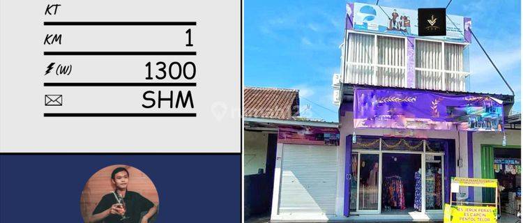 TOKO STRATEHIS DI PONGGIR JALAN KOTA JEMBER (Yus - Anny) 1