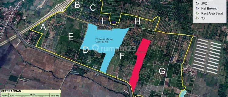 Dijual Lokasi Tanah Untuk Kawasan Industrylokasi Jombang Jawa Timurlokasi Desa Sukorejo Kec. Perak Kab. Jombang 1