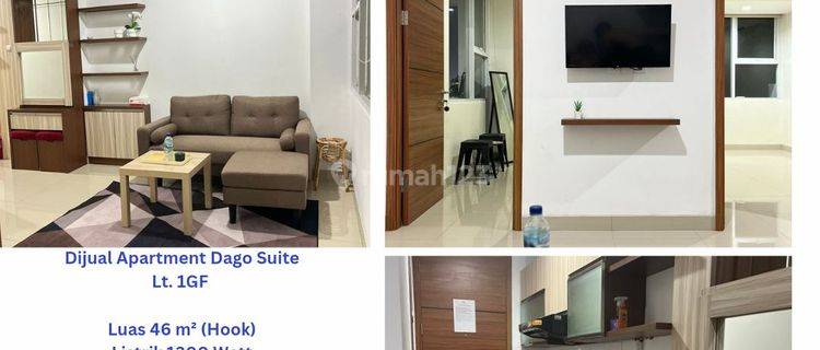 Dijual / di sewakan unit Apartemen Dago Suites Apartment 2 Kamar Tidur Bagus Furnished 1