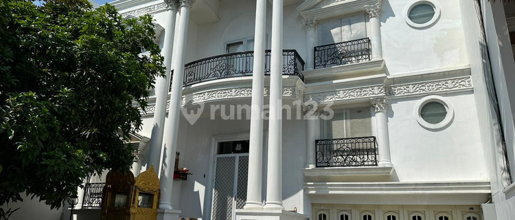 Rumah Mewah Mediterania Boulevard PIK Hoek Full Marmer 2,5Lt 14x18 4+2KT 1