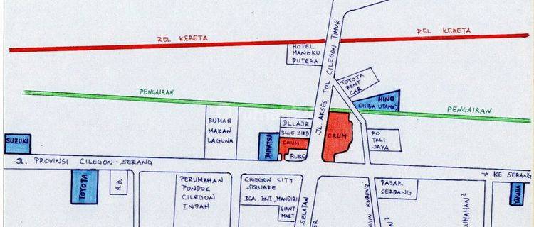 kavling di Akses tol cilegon timur, lingkar selatan, cilegon 1