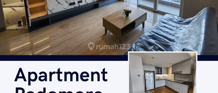 Jual Apartment Podomoro Lantai 15 Hadap Timur Full Furnish Termurah 1