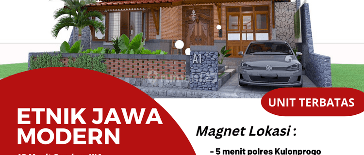 Dekat Bandara Yia, Hunian Masa Kini Desain Etnik Jawa Modern 1