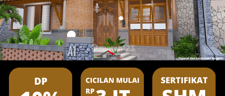 Rumah Murah Etnik Jawa Kpr Kulon Progo 10 Menit Stasiun Wates 1