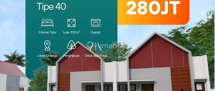 Rumah Murah Scandinavia di Karangmojo Wonosari Bisa KPR SHM 1