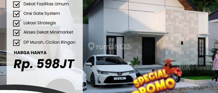 Promo Rumah Cantik Murah di Berbah Dekat Blok O,janti,jl Solo,upn 1