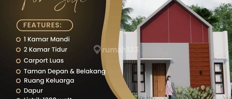 Rumah Cantik Scandinavian di Karangmojo Gunungkidul Bisa Kpr SHM 1