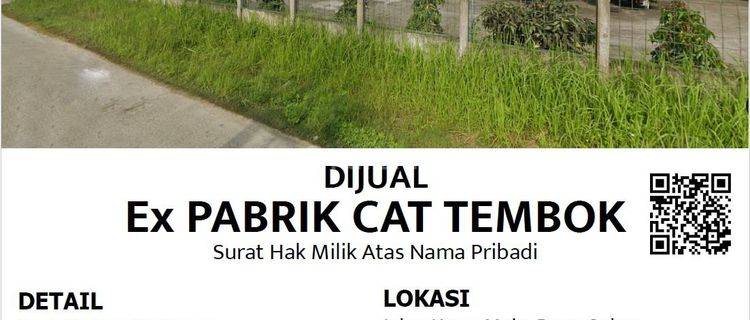 Pabrik Ex Pabrik Cat Tembok 9881m SHM di Serang, Banten 1