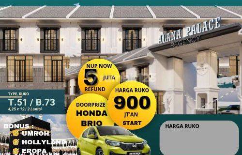 Ruko Alana Palace Regency, bonus Umroh,  0 jalan Utama OERR 1