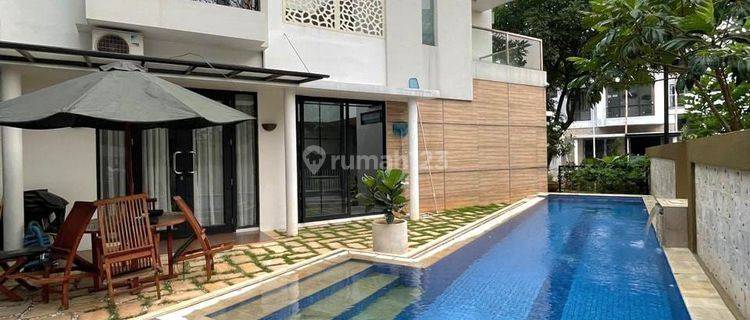 Rumah Hoek Private Pool Cluster Prime Area Kebayoran Bintaro Jaya Sektor 7  1