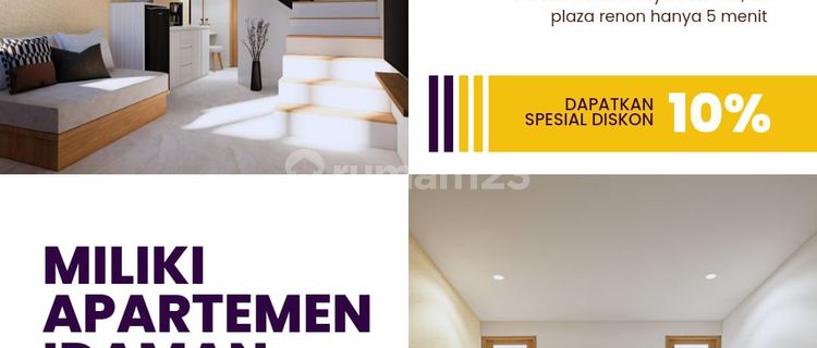 FOR RENT HOUSE SEMI APARTEMEN AT RENON SANGAT COZY DAN NYAMAN  1
