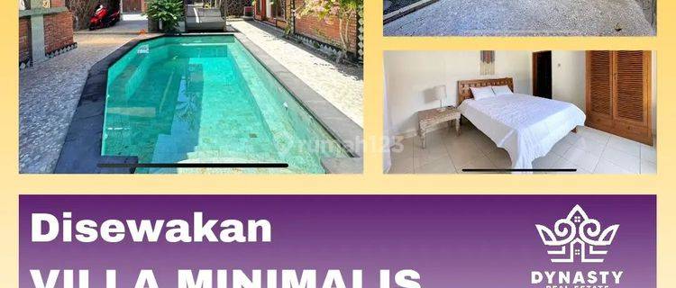 DISEWAKAN VILLA MINIMALIS VILLa 3 Kamar Tidur Baru 1