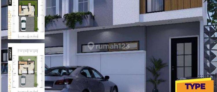 Rumah 2 Lantai Baru di Skyland Sekarpuro Pakis Malang 1