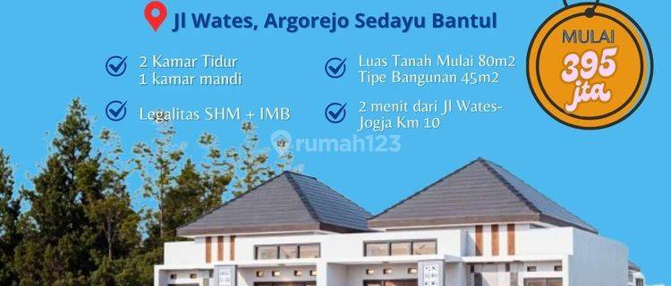 Rumah Modern Limasan Dekat Kampus Mercu Buana Jl Wates Mulai 395JT 1