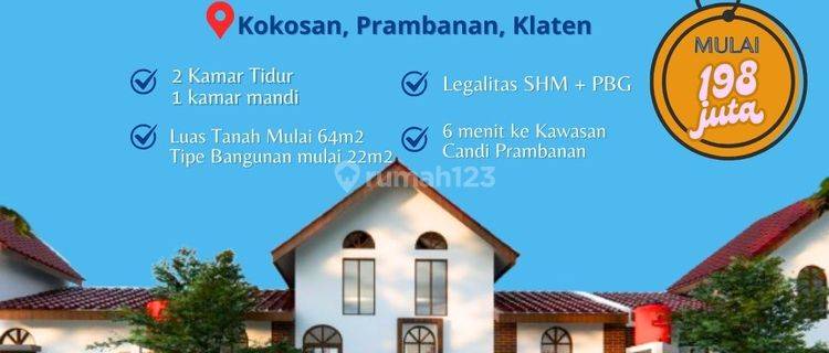 Rumah Murah Legalitas SHM 6 Menit Dari Candi Prambanan 1