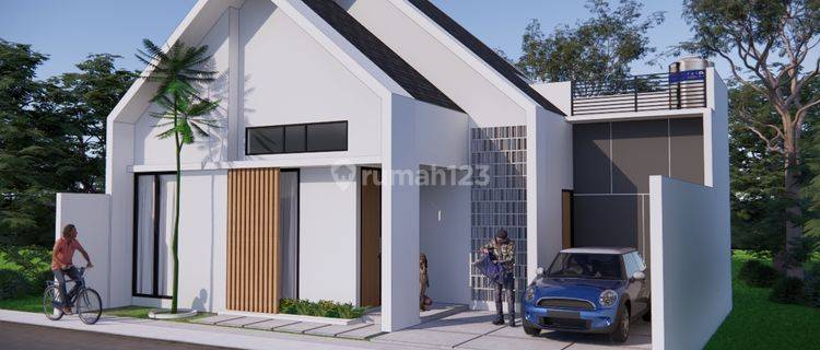 Dijual Rumah Scandinavian Estetik di Mlati Sleman  1