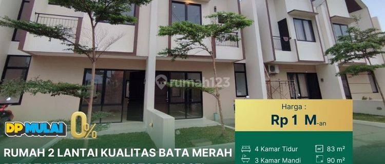 Jual Murah Rumah 2 Lantai Siap Huni Dp 0 Pamulang Tangerang Selatan 1