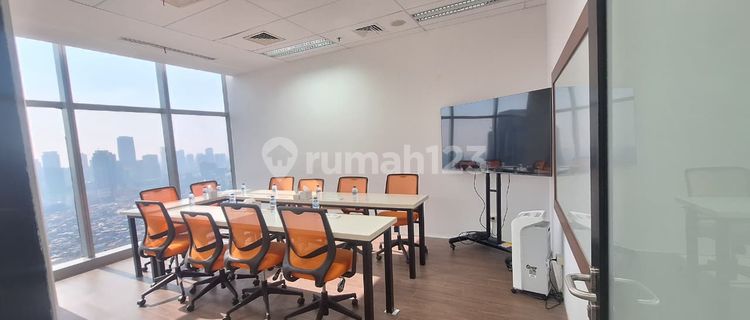 Office Full Furnished Bebas Gage. Dekat Sta Mrt. Akses Ke Sudirman, Mega Kuningan 1