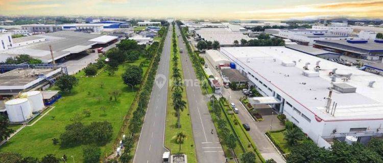 Dijual Tanah Kavling Industri di Kiic Karawang,dkt Suryacipta Krw 1