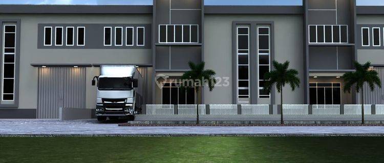 Disewa Gudang Industri Samping Hankook Delta Silicon Cikarang  1