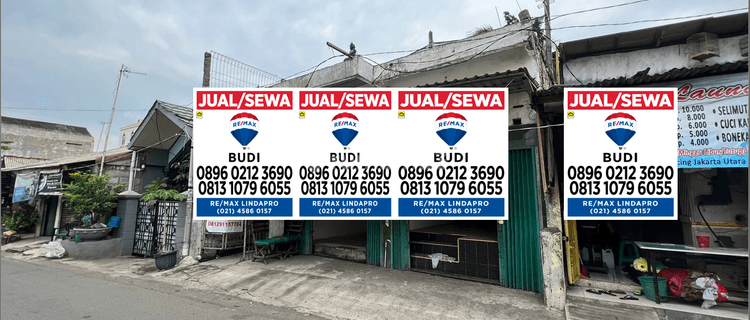 Disewakan Atau Dijual Segera Kios Gandeng 1,5 Lantai 9 X 12 di Cilincing Jakarta Utara 1