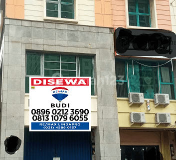 Disewakan Ruko Kelapa Gading Hook Hadap Jalan Raya Dekat Moi 4tk 4,5 X 18 1