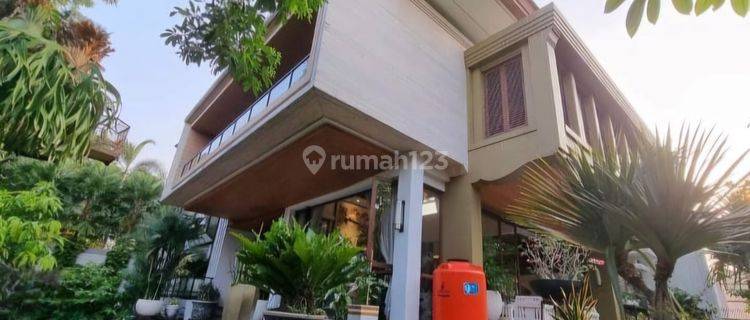 Rumah Mewah 4 Kamar Pakubuwono Dekat Scbd Gbk. Banyak Ukiran Bali 1