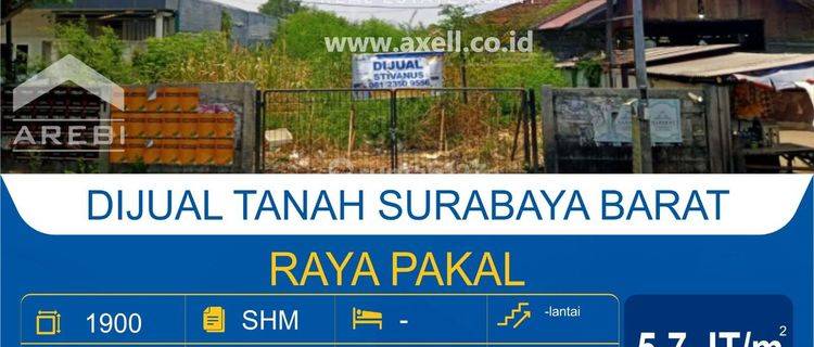 Tanah Raya Pakal Dijual  1