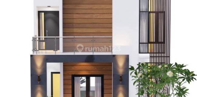 Rumah 2 lantai desain modern Royal Villa bringin semarang barat 1