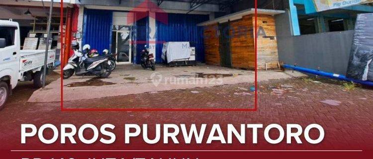 Ruko di poros purwantoro, pinggir jalan besar, kawasan penghasil tempe. Cocok untuk Kantor & Usaha apapun.  1