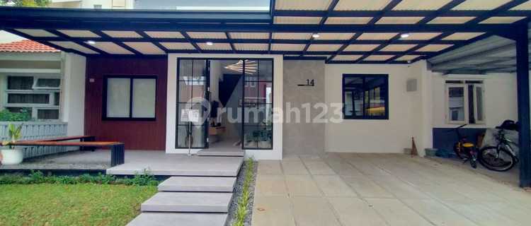 dijual rumah gaya modern di kota baru parahyangan 1