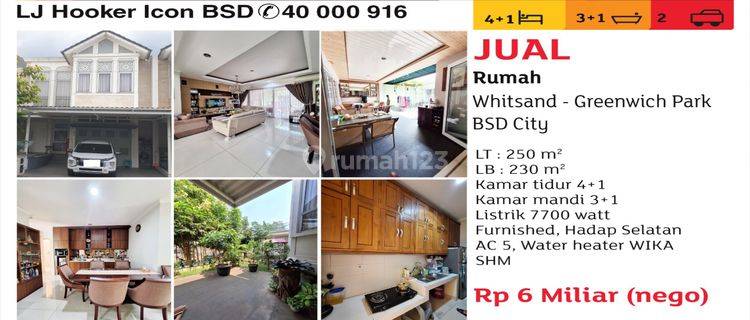  Rumah Mewah  di BSD Green Wich 1