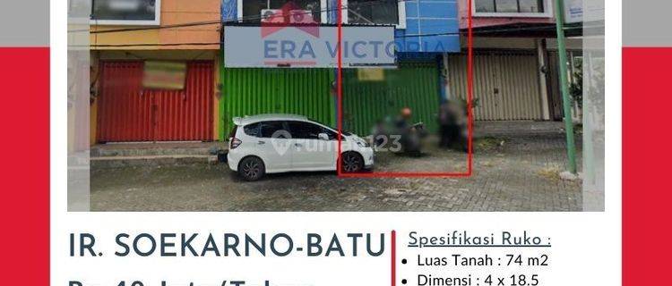 Ruko berada di poros jalan provinsi  1