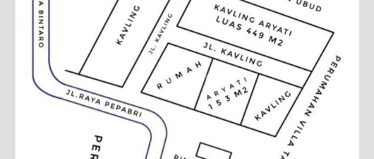 Dijual Tanah 449 M² Di Kunciran, Tangerang 1