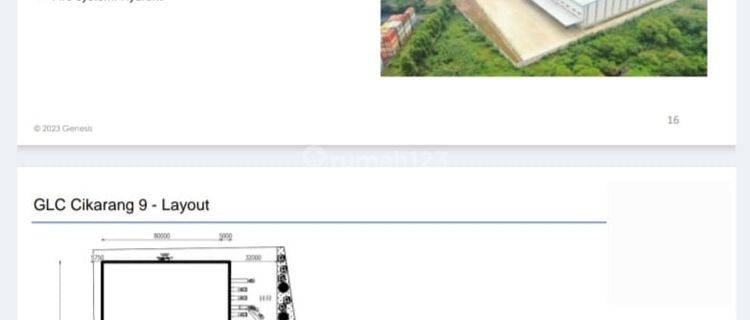 Disewakan Gudang Lokasi Karawang Barat Komplek.pergudangan Akses Container  1