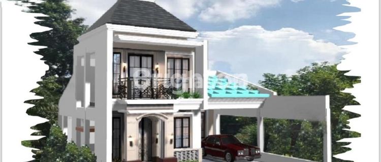 RUMAH BARU TANJUNG DUREN, 2 LANTAI, FULL BATA MERAH, ROW MOBIL 1
