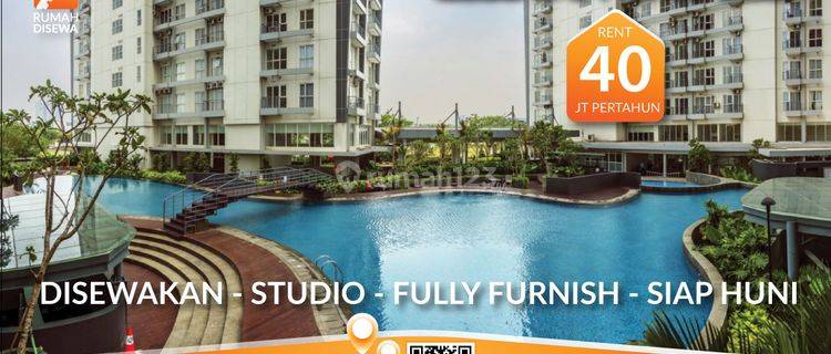 Disewa Studio Apartemen Casa De Parco Furnished Bagus Bsd Tangerang 1