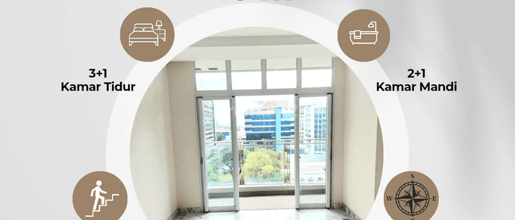 CONDOMINIUM 3 BEDROOM SEMI FURNISHED PODOMORO 1