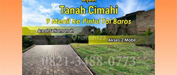 Jual Tanah Di Cimahi Area Setiamanah, SHM 1