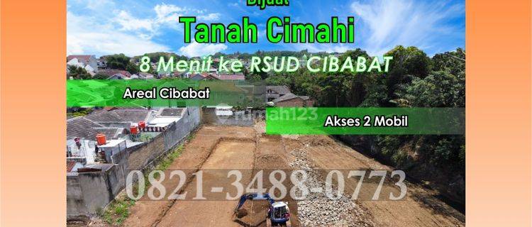 Jual Tanah Di Cimahi Area Cibabat, SHM 90 m² 1