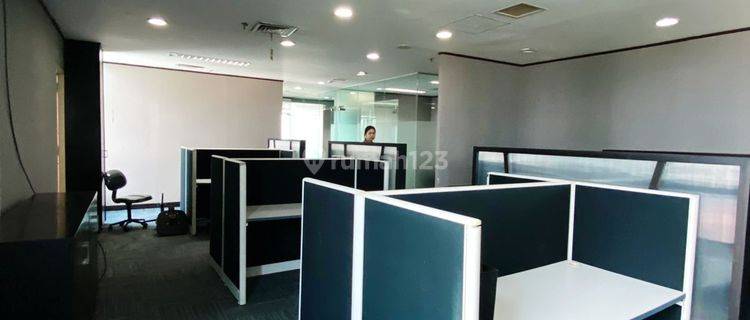 Sewa Murah Kantor Siap Huni 740 M2 di Menara Anugrah Mega Kuningan 1